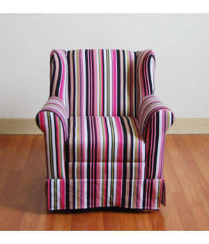 Girls Wingback Chair -Striped