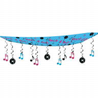 Rock & Roll Ceiling Decor (Pack Of 6)