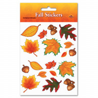 Fall Leaf Stickers (Pack Of 12)