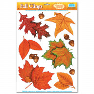 Fall Leaf Clings (Pack Of 12)