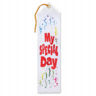 My Special Day Award Ribbon (Pack Of 6)