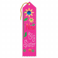 New Big Sister Award Ribbon (Pack Of 6)