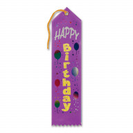 Happy Birthday Award Ribbon (Pack of 6)