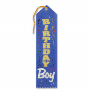Birthday Boy Award Ribbon (Pack Of 6)