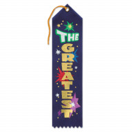 The Greatest Award Ribbon (Pack Of 6)