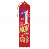 #1 Mom Award Ribbon (Pack Of 6)
