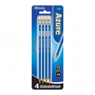 BAZIC Azure 0.7 mm 2B Mechanical Pencil (4/Pack)