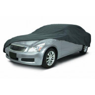 Classic Accessories 10-013-251001-00 OverDrive PolyPro III Heavy Duty Mid Size Sedan Car Cover