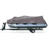 Classic Accessories StormPro Heavy Duty Pontoon Boat Cover, Charcoal, Fits 21' - 24' L x 102