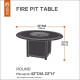 Classic Accessories 55-465-011501-00 Veranda Round Fire Pit/Table Cover, 42-Inch