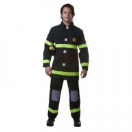 Adult Fire Fighter - Black - Size XX-Large