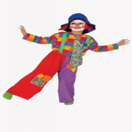 Colorful Boy's Clown - Size Large (12-14)