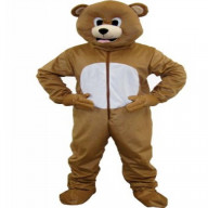 Brown Bear Mascot - Size Medium (8-10)