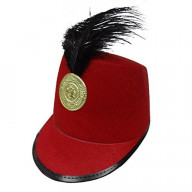 Red Marching Band Hat