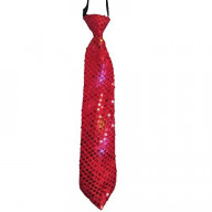 Red Tie with Flashing Lights