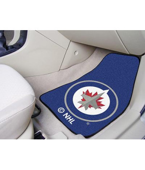 NHL - Winnipeg Jets 2-pc Printed Carpet Car Mat Set
