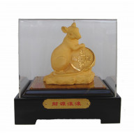 Velvet Shakin Rat Figurine with Case and Gift Box