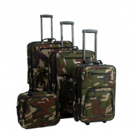 4 Pc Camo Luggage Set - Camoflage