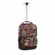 19 Inch Rolling Backpack - Owl