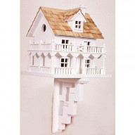 Novelty Cottage Birdhouse With Bracket