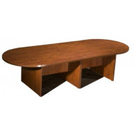 Boss 10Ft Race Track Conference Table - Cherry