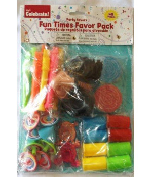 ACCELLORIZE 88527 PARTY FAVOR 48 PIECE FUN TIMES PACK MADE OF