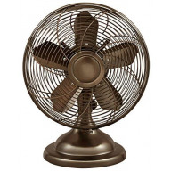 OPTIMUS F6212 BLK TABLE FAN 12INCH OSCILLATING ANTIQUE 3SPEED