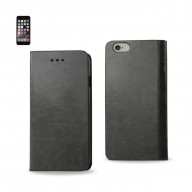 FLIP CASE WITH CARD HOLDER FOR IPHONE6 PLUS 5.5inch GRAY