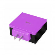 TRAVEL CHARGER 4A5V USB CHARGER PURPLE