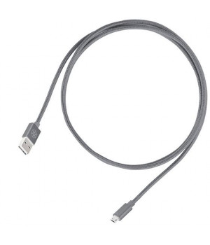 Reversible USB-A to Reversible Micro-B cable 1.8 meter(6ft), Nylon Braided and aluminum shell, Gold