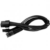 PCIE-8pin to PCIE-6+2pin(250mm) Power Cable Extneder, Bicolor- Black & Red