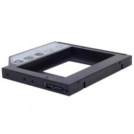 12.7mm height slim ODD conversion tray with 2.5 SATA HDD/SSD bay for laptop
