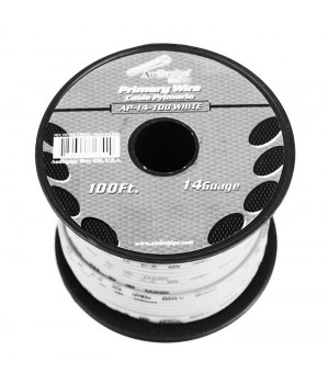 Audiopipe 14 Gauge 100Ft Primary Wire white