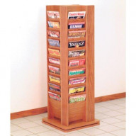 Cascade Spinning Floor Display with 40 Magazine Pockets