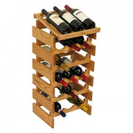 18 Bottle Dakota Wine Rack with Display Top