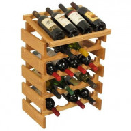 16 Bottle Dakota Wine Rack with Display Top