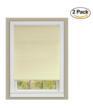 Achim Home Furnishings Cordless Honeycomb Cellular Pleated Window Shade 34