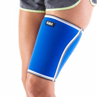 Black Mountain Products Extra Thick Warming Blue Thigh Brace / Thigh Compression Sleeve Blue Medium
