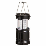 Equipped Outdoors LED Camping Lantern for Hiking, Emergencies, or Tent Light Black