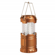 Equipped Outdoors LED Camping Lantern for Hiking, Emergencies, or Tent Light Copper