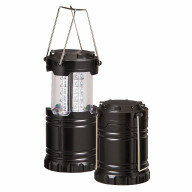 Equipped Outdoors LED Camping Lantern for Hiking, Emergencies, or Tent Light (2 Pack) Black