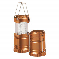Equipped Outdoors LED Camping Lantern for Hiking, Emergencies, or Tent Light (2 Pack) Copper