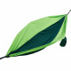 Two Person Parachute Camping Hammock with Tree Ropes Green