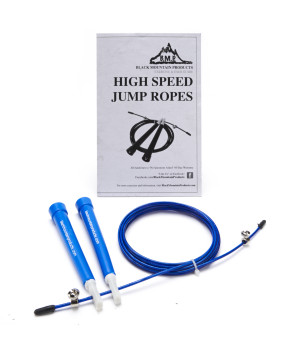 Black Mountain Products Speed Jump Rope Cable Blue
