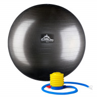 Professional Grade Stability Ball 85cm - Pro Series 1000lbs Anti-burst 2000lbs Static Weight Capacity Black