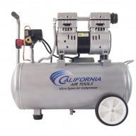 California Air Tools 8010 Ultra Quiet & Oil-Free 1.0 Hp, 8.0 Gal. Steel Tank Air Compressor