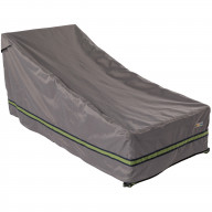 Duck Covers Soteria RainProof 82 in. Double Wide Patio Chaise Lounge Cover