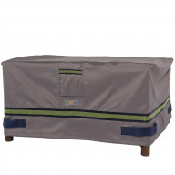 Duck Covers Soteria RainProof 40 in. Rectangular Patio Ottoman/Side Table Cover