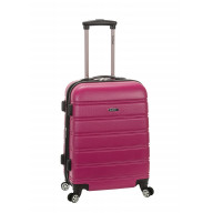 Melbourne 20 Inch Expandable Abs Carry On - Magenta