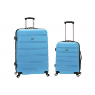 20 Inch , 28 Inch 2PC EXPANDABLE ABS SPINNER SET - TURQUOISE